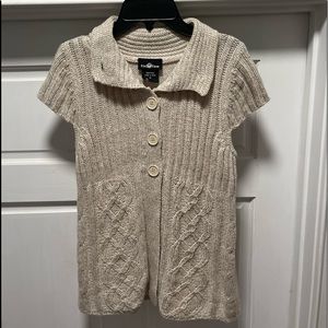 Women’s Taupe Sweater Vest- size Medium